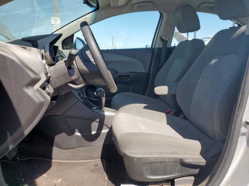 1G1JA5SH9E4182873 - 2014 CHEVROLET SONIC LS SILVER photo 7