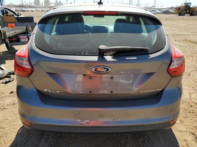 1FADP3N20EL355724 - 2014 FORD FOCUS TITANIUM GRAY photo 6