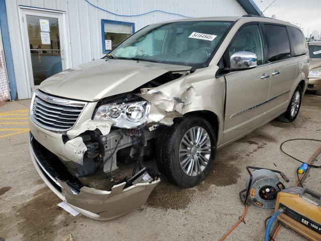 2C4RC1CG3ER188717 - 2014 CHRYSLER TOWN & COU TOURING L BEIGE photo 1