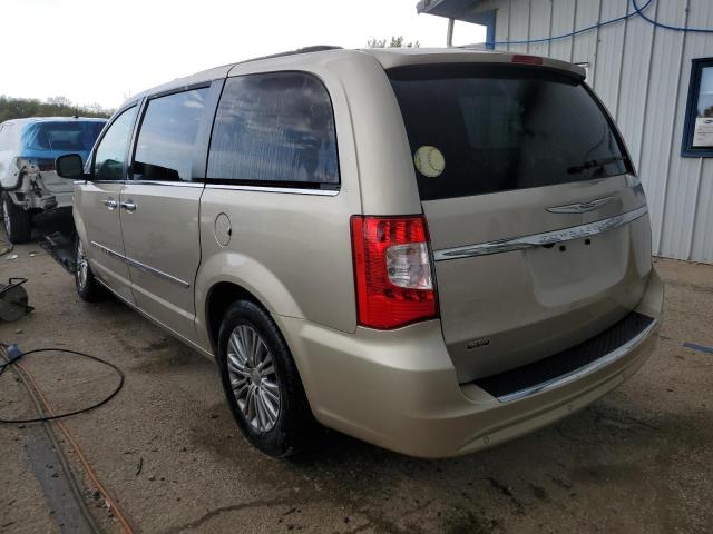 2C4RC1CG3ER188717 - 2014 CHRYSLER TOWN & COU TOURING L BEIGE photo 2