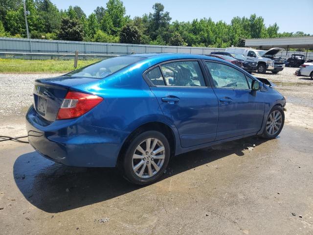 19XFB2F89CE017100 - 2012 HONDA CIVIC EX BLUE photo 3