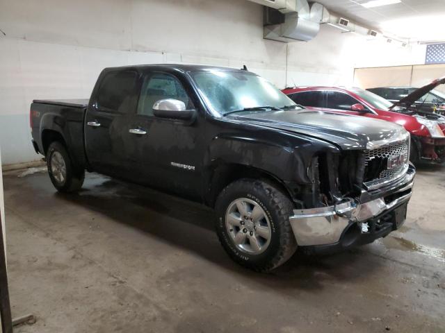 3GTP2VE3XBG380228 - 2011 GMC SIERRA K1500 SLE BLACK photo 4