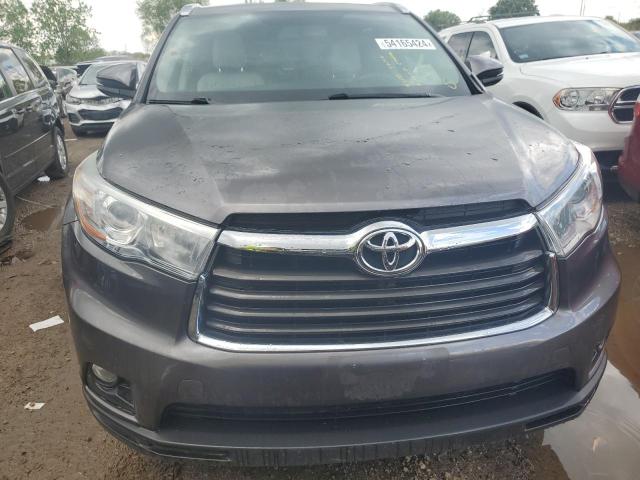 5TDJKRFH5GS297404 - 2016 TOYOTA HIGHLANDER XLE GRAY photo 5