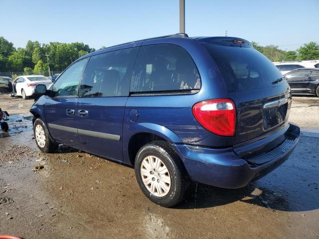 1C4GP45R45B228412 - 2005 CHRYSLER TOWN & COU ლურჯი ფოტო 2