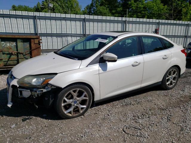 1FAHP3J2XCL188874 - 2012 FORD FOCUS TITANIUM WHITE photo 1