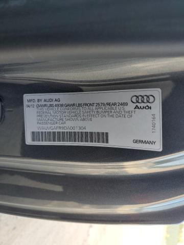 WAUVGAFR9DA001304 - 2013 AUDI S5 PRESTIGE 灰色 照片 12