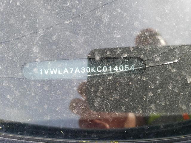 1VWLA7A30KC014054 - 2019 VOLKSWAGEN PASSAT WOLFSBURG 白色 照片 12