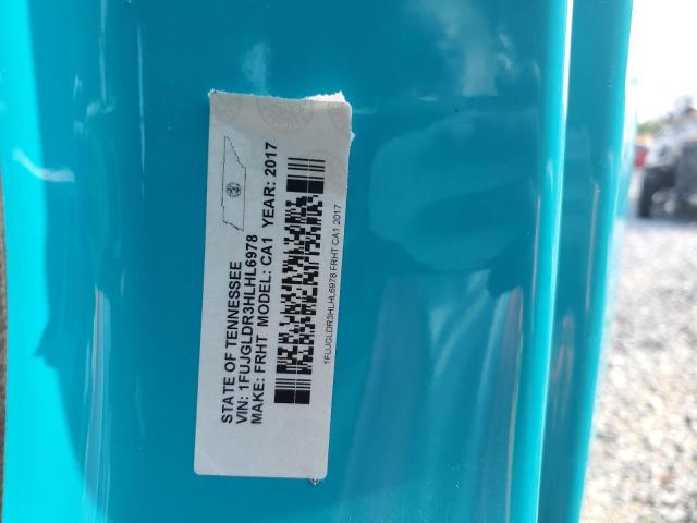 1FUJGLDR3HLHL6978 - 2017 FREIGHTLINER CASCADIA 1 TEAL photo 10