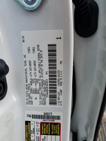 7SVAAABA3RX043013 - 2024 TOYOTA SEQUOIA SR5 WHITE photo 13