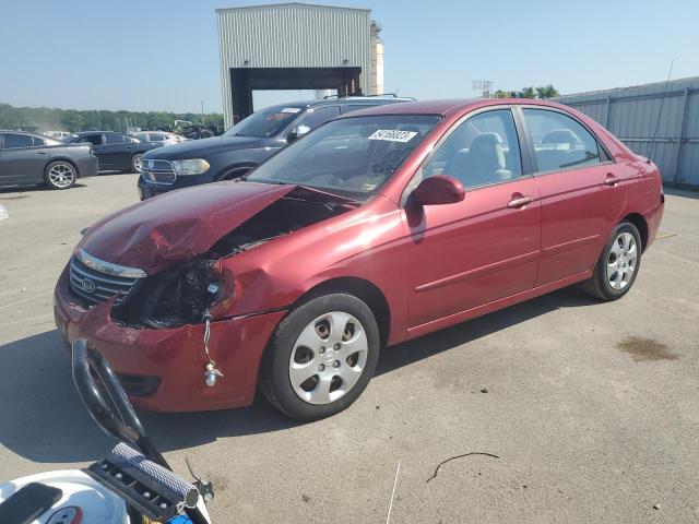 KNAFE121685554372 - 2008 KIA SPECTRA EX RED photo 1