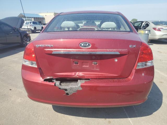 KNAFE121685554372 - 2008 KIA SPECTRA EX RED photo 6