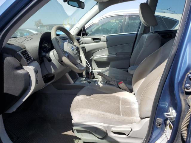 JF2SH6BC0AH911607 - 2010 SUBARU FORESTER XS Mavi foto 7