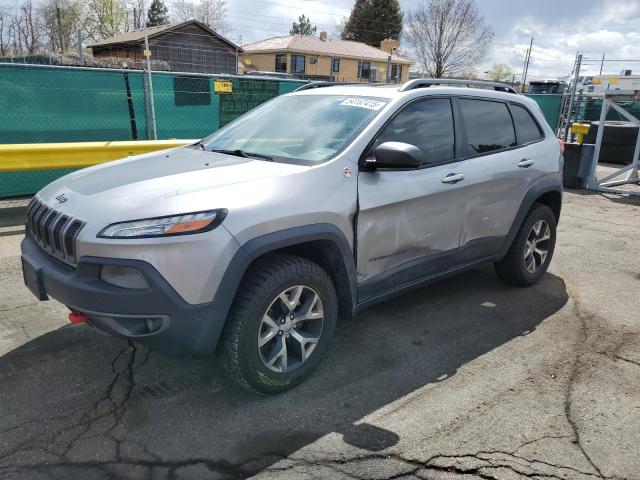 1C4PJMBS8EW160360 - 2014 JEEP CHEROKEE TRAILHAWK GRAY photo 1