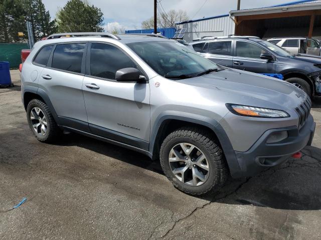 1C4PJMBS8EW160360 - 2014 JEEP CHEROKEE TRAILHAWK GRAY photo 4