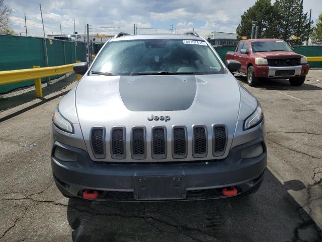 1C4PJMBS8EW160360 - 2014 JEEP CHEROKEE TRAILHAWK GRAY photo 5