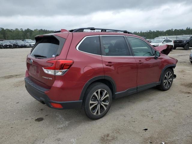 JF2SKAUCXLH555381 - 2020 SUBARU FORESTER LIMITED BURGUNDY photo 3