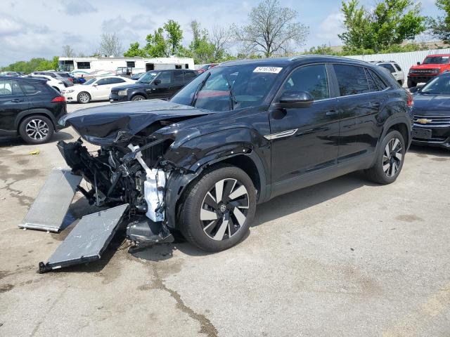 1V2JE2CA8RC256547 - 2024 VOLKSWAGEN ATLAS CROS SE BLACK photo 1