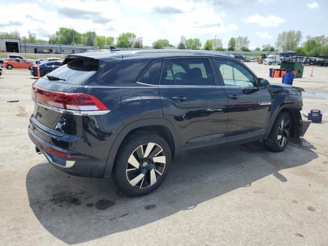 1V2JE2CA8RC256547 - 2024 VOLKSWAGEN ATLAS CROS SE BLACK photo 3