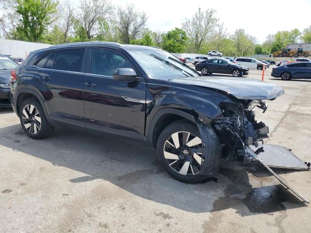 1V2JE2CA8RC256547 - 2024 VOLKSWAGEN ATLAS CROS SE BLACK photo 4