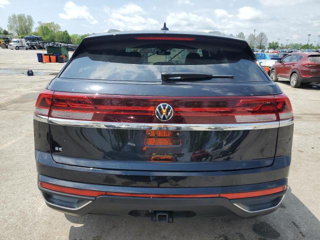 1V2JE2CA8RC256547 - 2024 VOLKSWAGEN ATLAS CROS SE BLACK photo 6