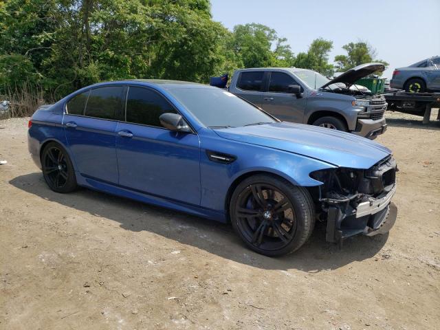 WBSFV9C58GD595540 - 2016 BMW M5 BLUE photo 4