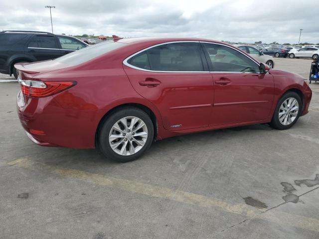 JTHBW1GG7D2027575 - 2013 LEXUS ES 300H RED photo 3