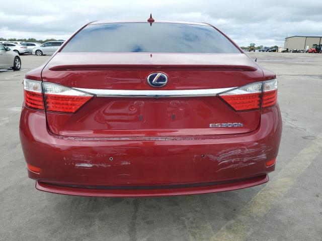 JTHBW1GG7D2027575 - 2013 LEXUS ES 300H RED photo 6