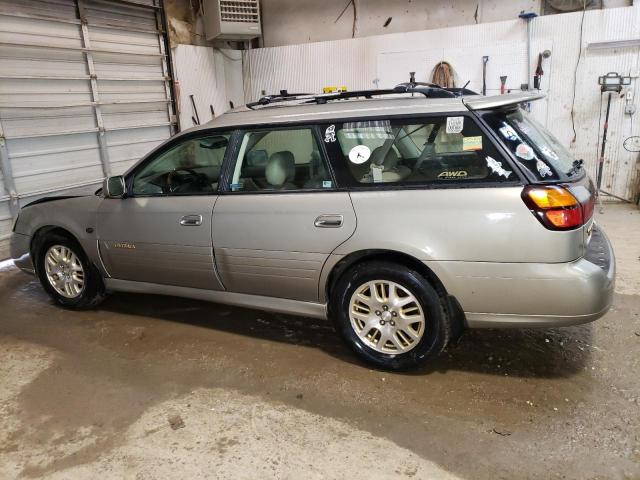 4S3BH806937636187 - 2003 SUBARU LEGACY OUTBACK H6 3.0 LL BEAN GOLD photo 2