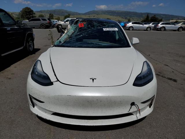 5YJ3E1EA5LF632021 - 2020 TESLA MODEL 3 WHITE photo 5