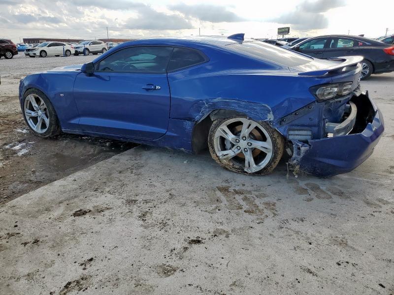 1G1FH1R77K0116980 - 2019 CHEVROLET CAMARO SS BLUE photo 2