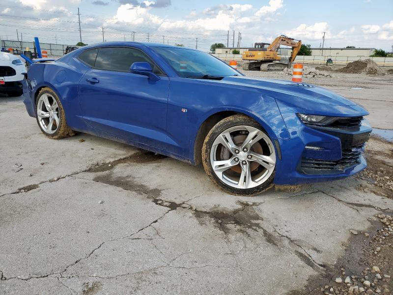 1G1FH1R77K0116980 - 2019 CHEVROLET CAMARO SS BLUE photo 4