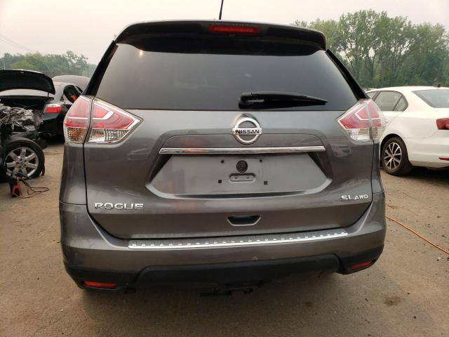 5N1AT2MV5GC854581 - 2016 NISSAN ROGUE S GRAY photo 6