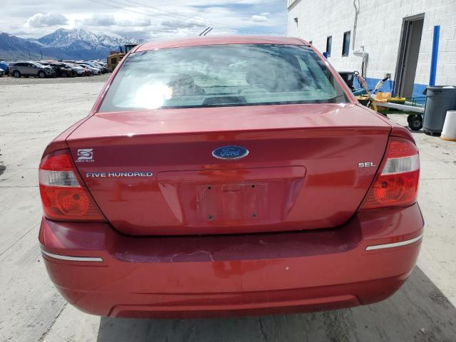 1FAFP24175G191389 - 2005 FORD FIVE HUNDR SEL RED photo 6