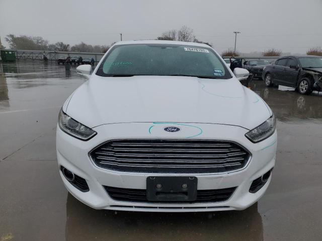 3FA6P0K96GR370080 - 2016 FORD FUSION TITANIUM WHITE photo 5