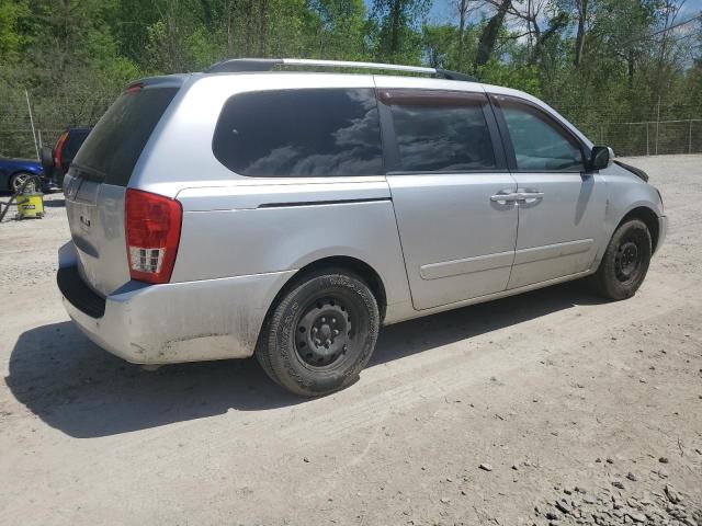 KNDMG4C79C6457629 - 2012 KIA SEDONA LX SILVER photo 3