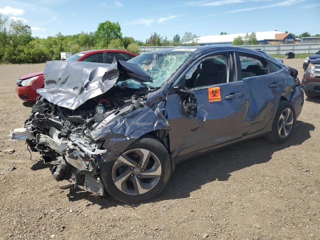 19XZE4F18KE013668 - 2019 HONDA INSIGHT LX GRAY photo 1