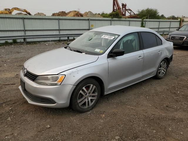 3VW2K7AJ8DM309279 - 2013 VOLKSWAGEN JETTA BASE Argent photo 1