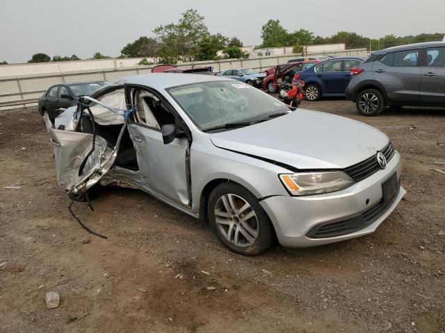 3VW2K7AJ8DM309279 - 2013 VOLKSWAGEN JETTA BASE Argent photo 4