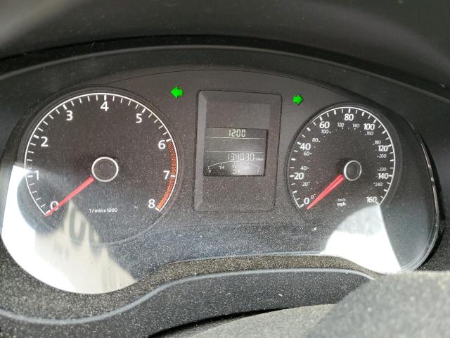 3VW2K7AJ8DM309279 - 2013 VOLKSWAGEN JETTA BASE Argent photo 9