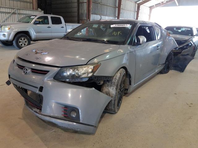 JTKJF5C78B3012402 - 2011 TOYOTA SCION TC GRAY photo 2