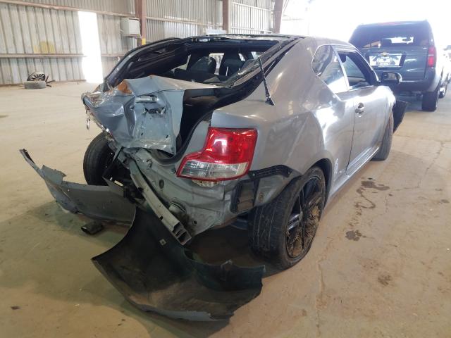 JTKJF5C78B3012402 - 2011 TOYOTA SCION TC GRAY photo 4