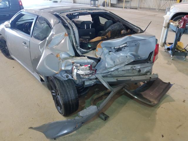 JTKJF5C78B3012402 - 2011 TOYOTA SCION TC GRAY photo 9