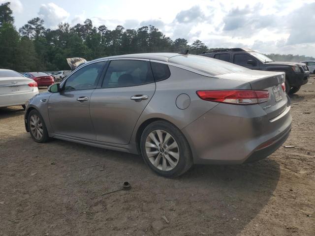 5XXGU4L37GG103621 - 2016 KIA OPTIMA EX GRAY photo 2