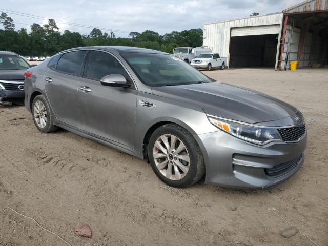 5XXGU4L37GG103621 - 2016 KIA OPTIMA EX GRAY photo 4