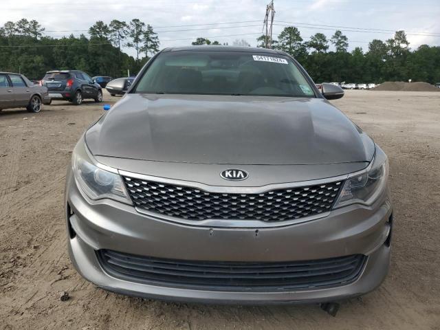 5XXGU4L37GG103621 - 2016 KIA OPTIMA EX GRAY photo 5