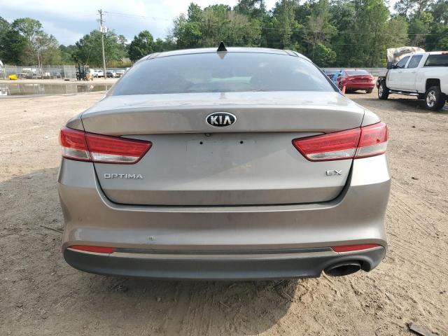 5XXGU4L37GG103621 - 2016 KIA OPTIMA EX GRAY photo 6