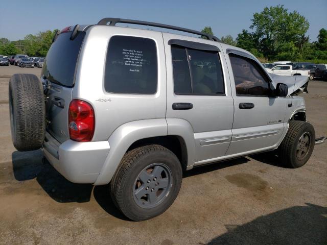 1J8GL58K22W222430 - 2002 JEEP LIBERTY LIMITED GRAY photo 3