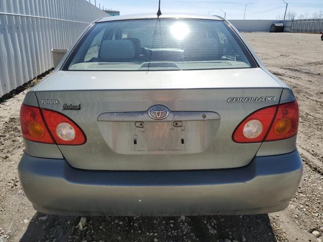 2T1BR32E43C724857 - 2003 TOYOTA COROLLA CE GRAY photo 6