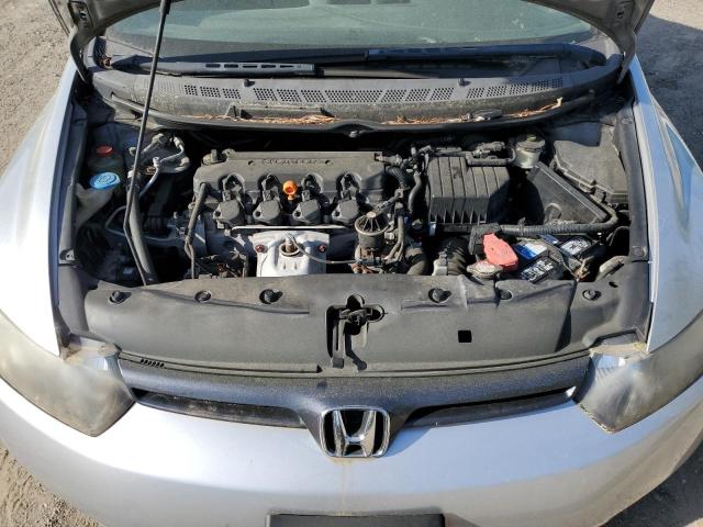 2HGFG12666H536681 - 2006 HONDA CIVIC LX ვერცხლისფერი ფოტო 11