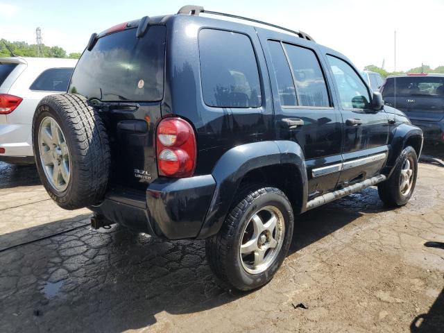 1J4GL58K65W561844 - 2005 JEEP LIBERTY LIMITED BLACK photo 3